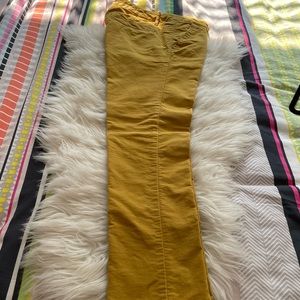 Anthropologie Pilcro and the Letterpress size 28 mustard heavier weight pants